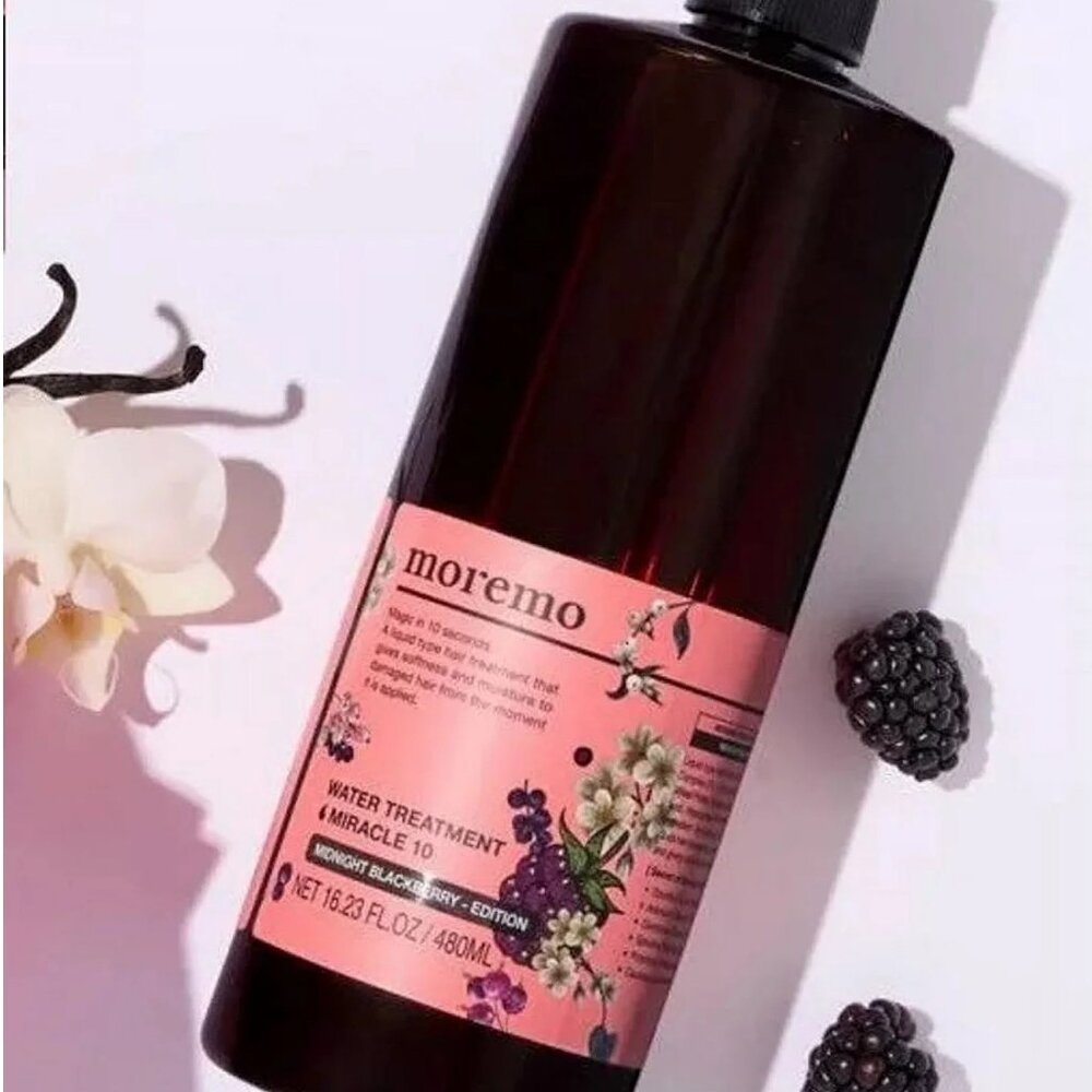 The Beauty Spy SUPERSIZE Moremo Miracle 10 Hair Treatment 480ml Blackberry